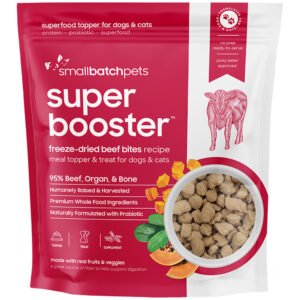 Smallbatch Super Booster Freeze-Dried Beef Bites Recipe Dog & Cat Food Topper