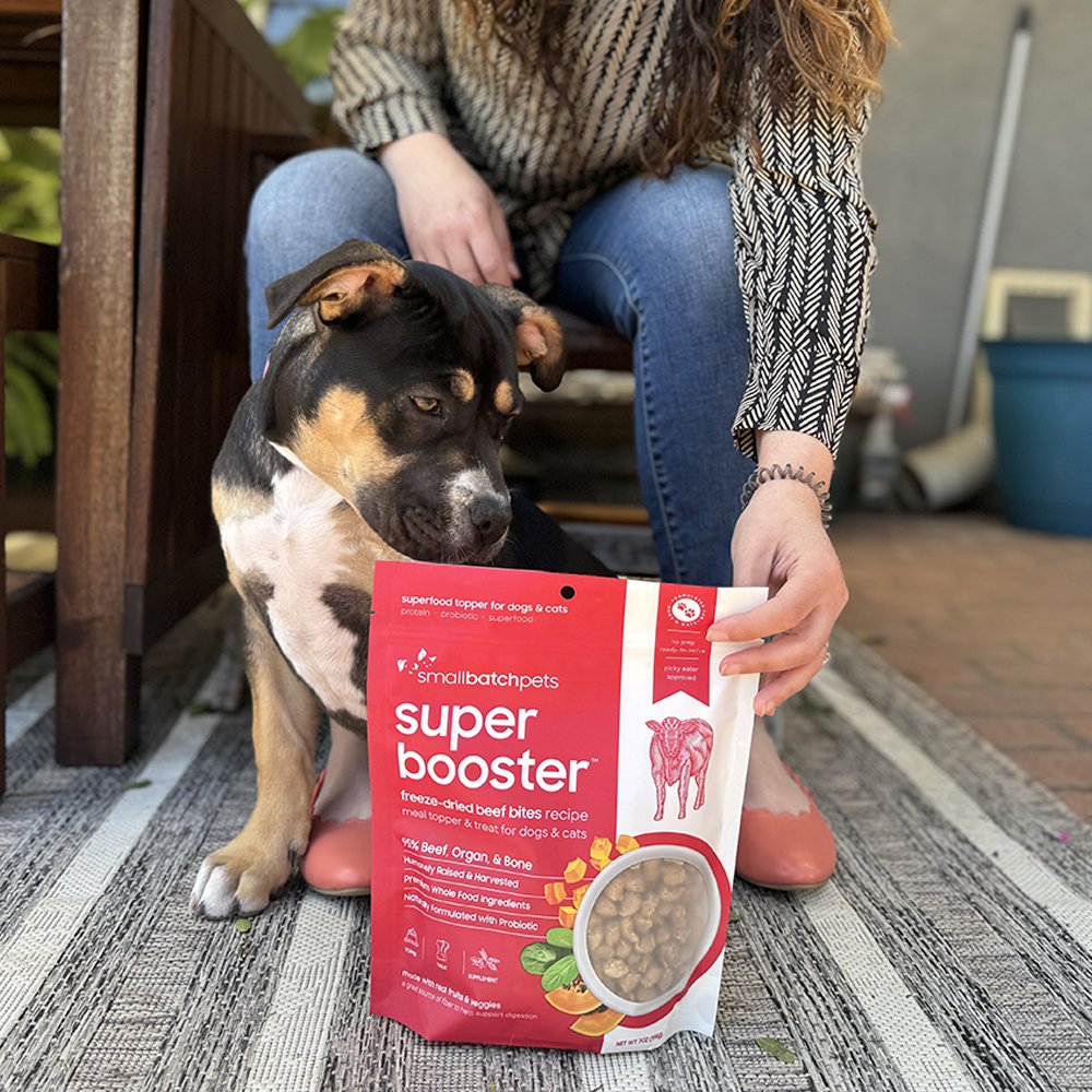 Smallbatch Super Booster Freeze-Dried Beef Bites Recipe Dog & Cat Food Topper - Image 4