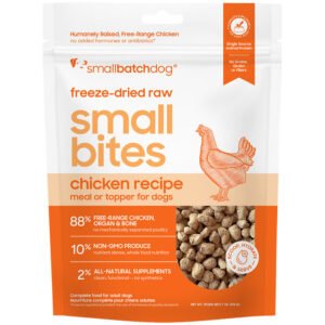 Smallbatch Small Bites Chicken Recipe Freeze-Dried Raw Dog Food
