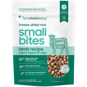 Smallbatch Small Bites Lamb Recipe Freeze-Dried Raw Dog Food