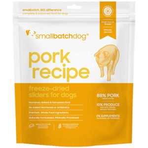 Smallbatch Pork Recipe Sliders Freeze-Dried Dog Food