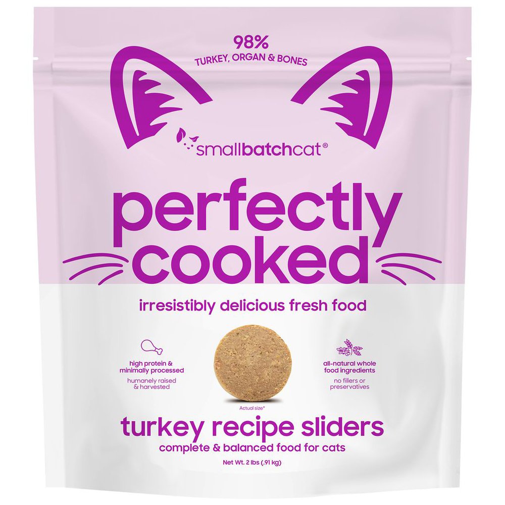 Smallbatch Perfectly Cooked Turkey Recipe Sliders Frozen Cat Food