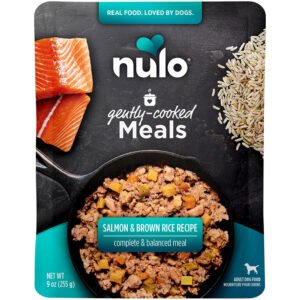 Nulo Gently Cooked Meals Salmon & Brown Rice Recipe Adult Dog Food