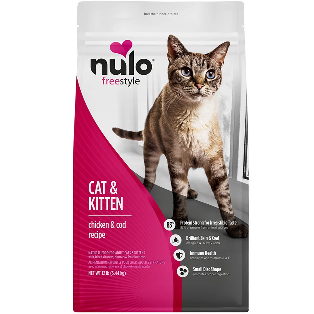 Nulo Freestyle Chicken & Cod Recipe Kitten & Adult Dry Cat Food - Image 3