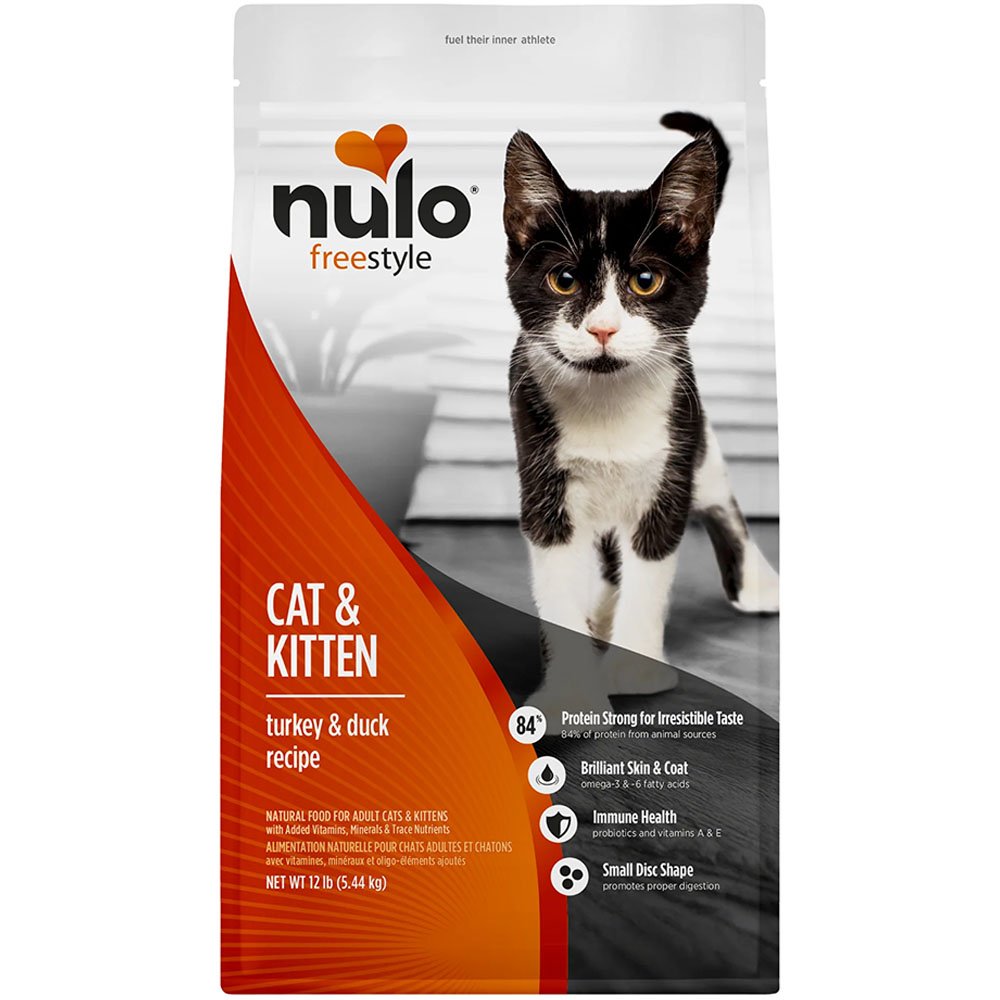 Nulo Freestyle Turkey & Duck Recipe Kitten & Adult Dry Cat Food - Image 3