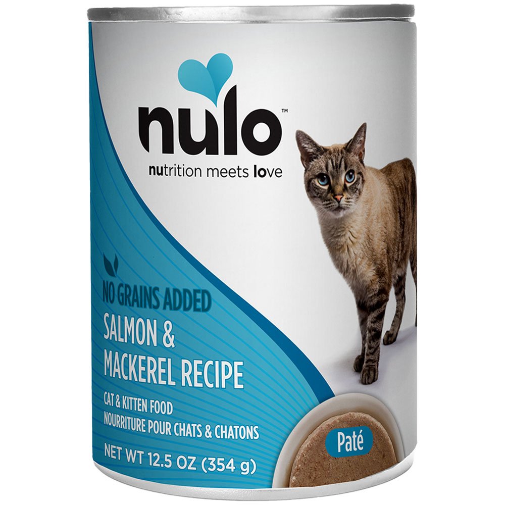 Nulo Paté Salmon & Mackerel Recipe Kitten & Adult Canned Cat Food - Image 3