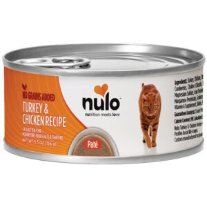Nulo Paté Turkey & Chicken Recipe Kitten & Adult Canned Cat Food