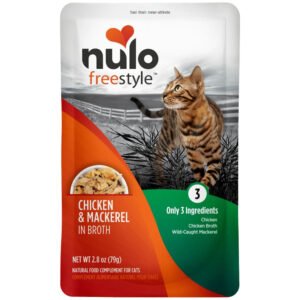 Nulo Freestyle Chicken & Mackerel in Broth Wet Cat Food Topper