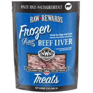 Raw Rewards Frozen Raw Beef Liver Dog & Cat Treats