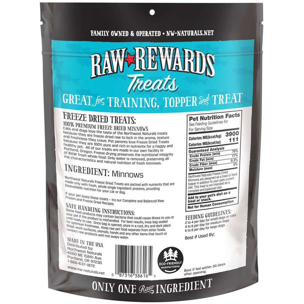 Raw Rewards Freeze Dried Minnows Cat & Dog Treats - Image 2