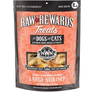 Raw Rewards Freeze Dried Whole Bodied Large Shrimp Cat & Dog Treats