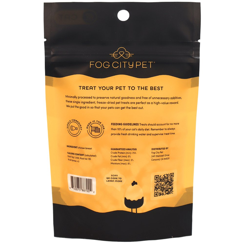 Fog City Pet Chicken Breast Freeze-Dried Cat Treats - Image 3