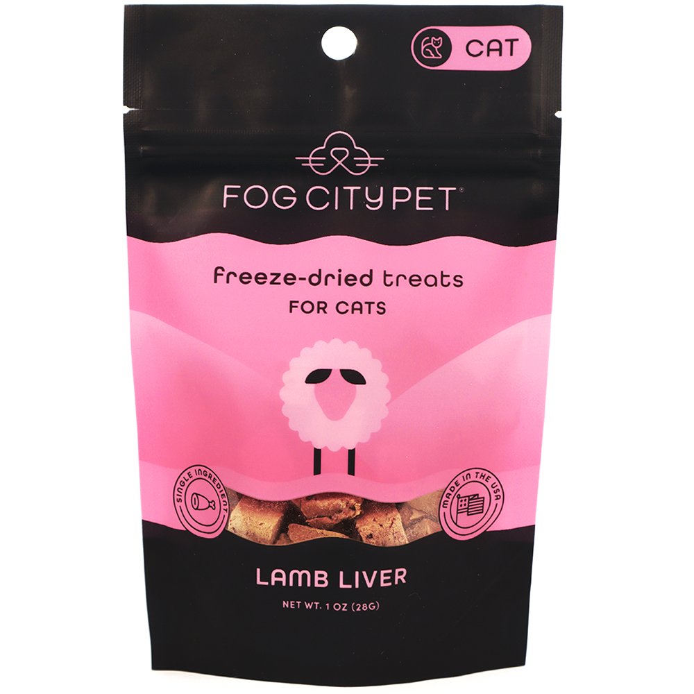 Fog City Pet Lamb Liver Freeze-Dried Cat Treats