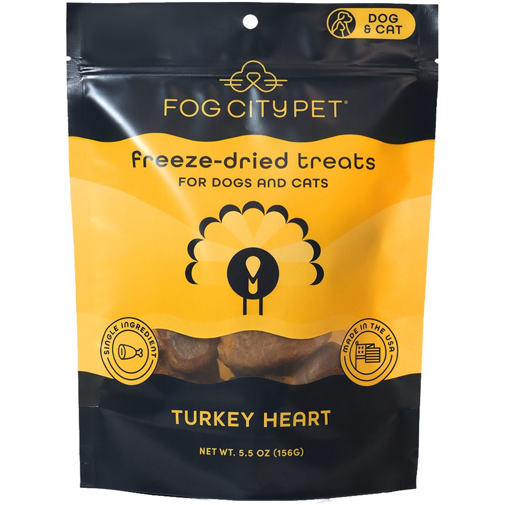 Fog City Pet Turkey Heart Freeze-Dried Dog & Cat Treats - Image 4