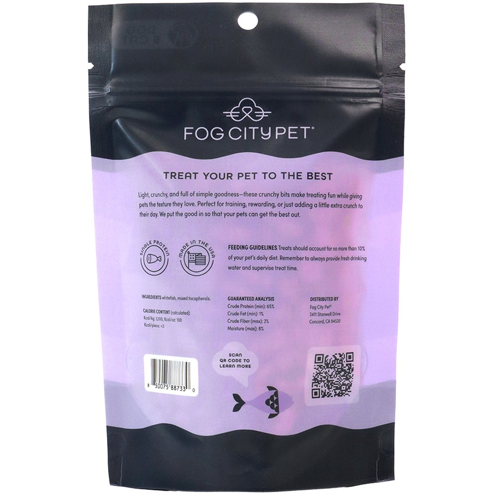 Fog City Pet Crunchy Bits Whitefish Freeze-Dried Dog & Cat Treats - Image 3