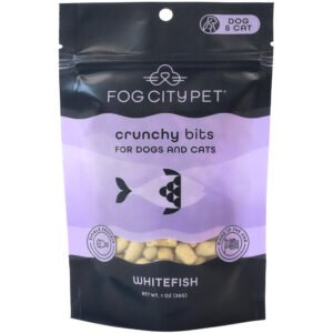 Fog City Pet Crunchy Bits Whitefish Freeze-Dried Dog & Cat Treats