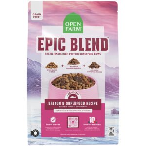 Open Farm Epic Blend Grain Free Salmon & Superfood Recipe Oven Baked Dry Dog Food