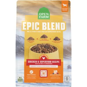 Open Farm Epic Blend Ancient Grains Chicken & Superfood Recipe Oven Baked Dry Dog Food