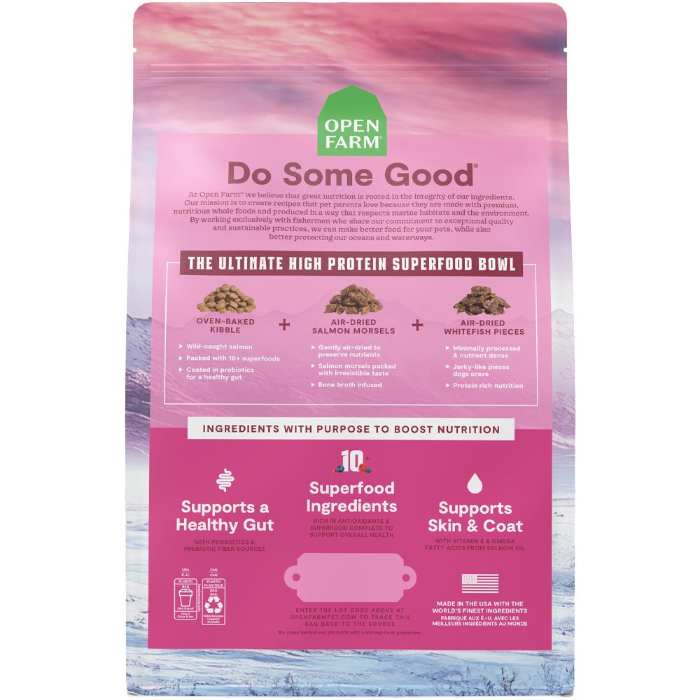 Open Farm Epic Blend Ancient Grains Salmon & Superfood Recipe Oven Baked Dry Dog Food - Image 2