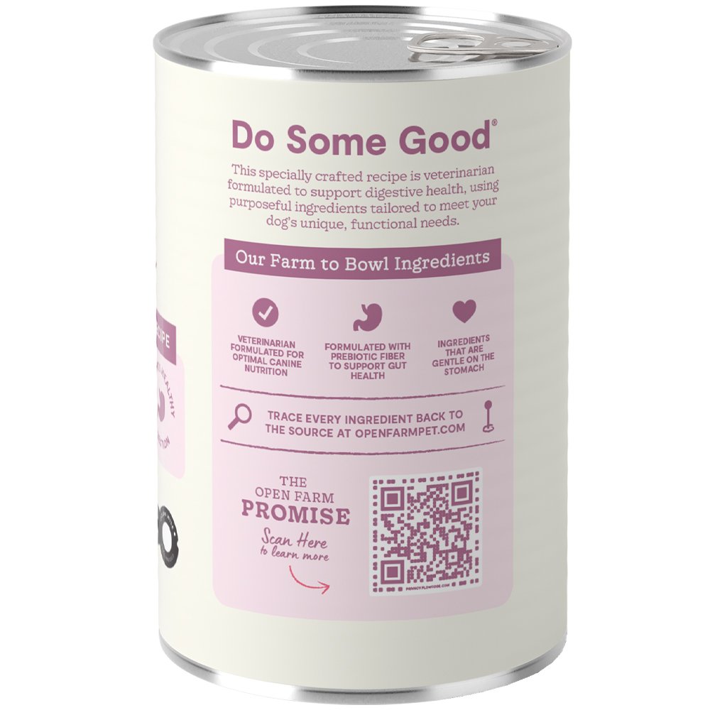 Open Farm Digestive Health Wild-Caught Whitefish & Pollock Recipe Pate Canned Dog Food - Image 2