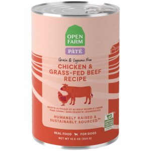 Open Farm Grain & Legume Free Chicken & Grass-Fed Beef Recipe Pate Canned Dog Food