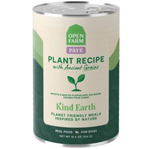 Open Farm Kind Earth Plant Recipe w/ Ancient Grains Pate Canned Dog Food