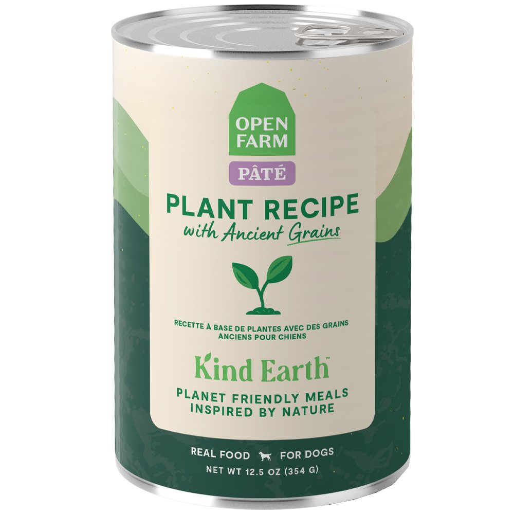 Open Farm Kind Earth Plant Recipe w/ Ancient Grains Pate Canned Dog Food