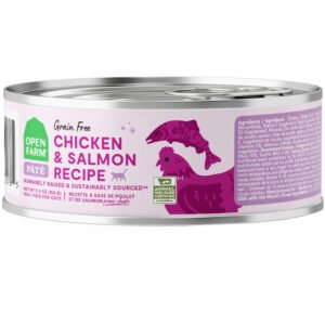 Open Farm Grain Free Chicken & Salmon Recipe Pate Canned Cat Food
