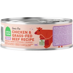 Open Farm Grain Free Chicken & Grass-Fed Beef Recipe Pate Canned Cat Food