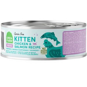 Open Farm Grain Free Chicken & Salmon Recipe Pate Canned Kitten Food