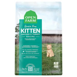 Open Farm Grain Free Chicken & Turkey Recipe Dry Kitten Food