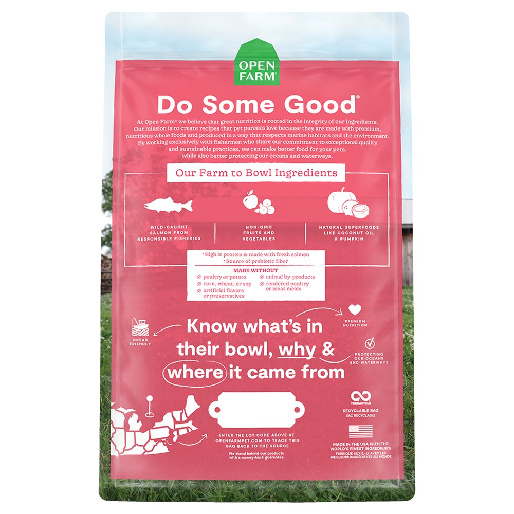 Open Farm Grain Free Wild-Caught Salmon Recipe Dry Cat Food - Image 3