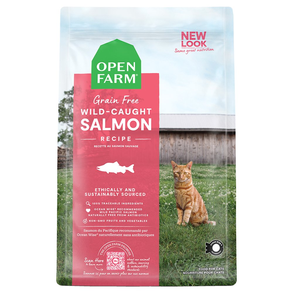 Open Farm Grain Free Wild-Caught Salmon Recipe Dry Cat Food