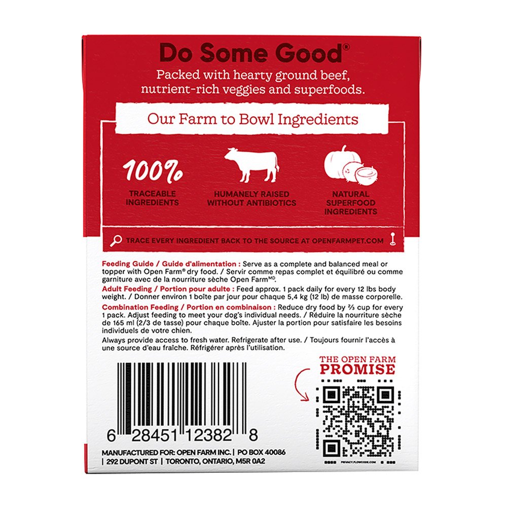 Open Farm Grass-Fed Beef Rustic Stew Wet Dog Food - Image 2