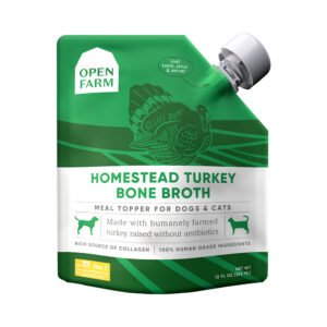 Open Farm Homestead Turkey Bone Broth Meal Topper for Dogs & Cats