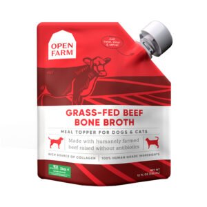 Open Farm Grass-Fed Beef Bone Broth Meal Topper for Dogs & Cats