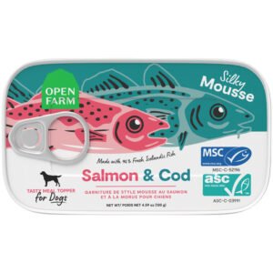 Open Farm Salmon & Cod Silky Mousse Canned Dog Food Topper