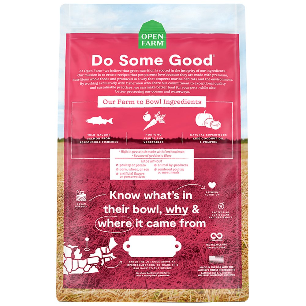 Open Farm Grain Free Wild-Caught Salmon Recipe Dry Dog Food - Image 3