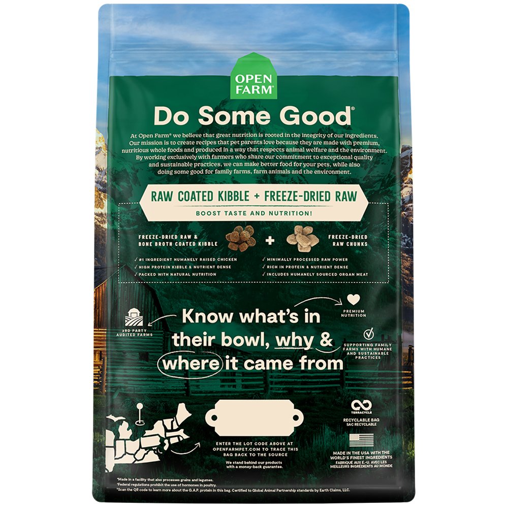 Open Farm RawMix Grain Free Open Prairie Recipe Dry Dog Food - Image 3