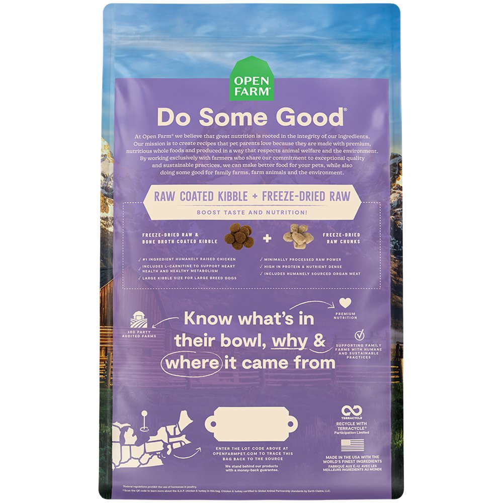 Open Farm RawMix Grain Free Large Breed Recipe Dry Dog Food - Image 3