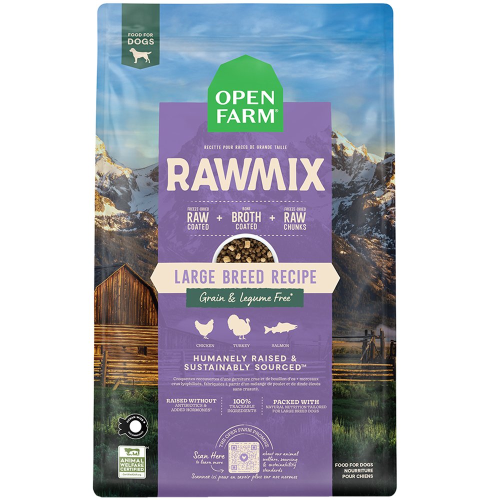 Open Farm RawMix Grain Free Large Breed Recipe Dry Dog Food