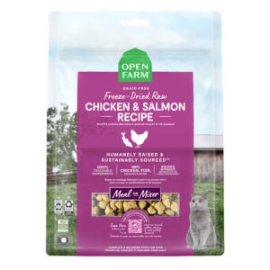 Open Farm Grain Free Chicken & Salmon Recipe Freeze-Dried Raw Cat Food