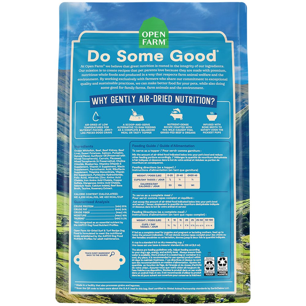 Open Farm Surf & Turf Recipe Air-Dried Dog Food - Image 3