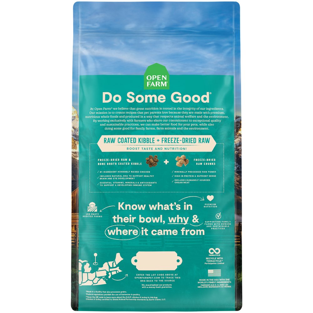 Open Farm RawMix Grain Free Kitten Recipe Dry Cat Food - Image 2