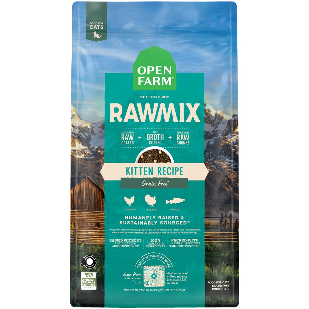 Open Farm RawMix Grain Free Kitten Recipe Dry Cat Food