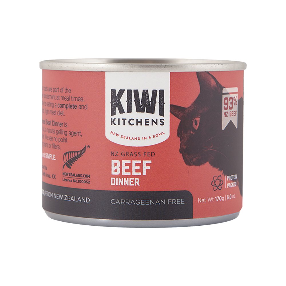 Kiwi Kitchens NZ Grass Fed Beef Dinner Canned Cat Food - Image 2