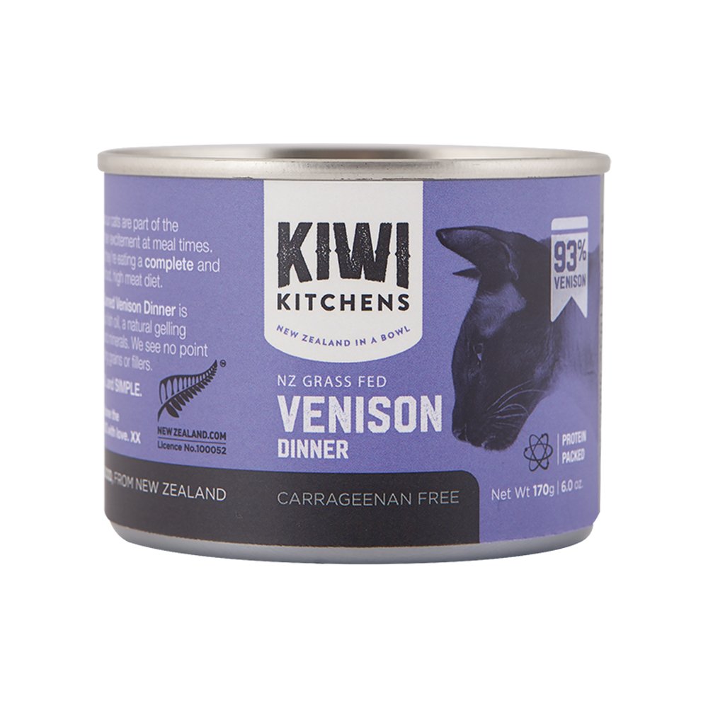Kiwi Kitchens NZ Grass Fed Venison Dinner Canned Cat Food - Image 2