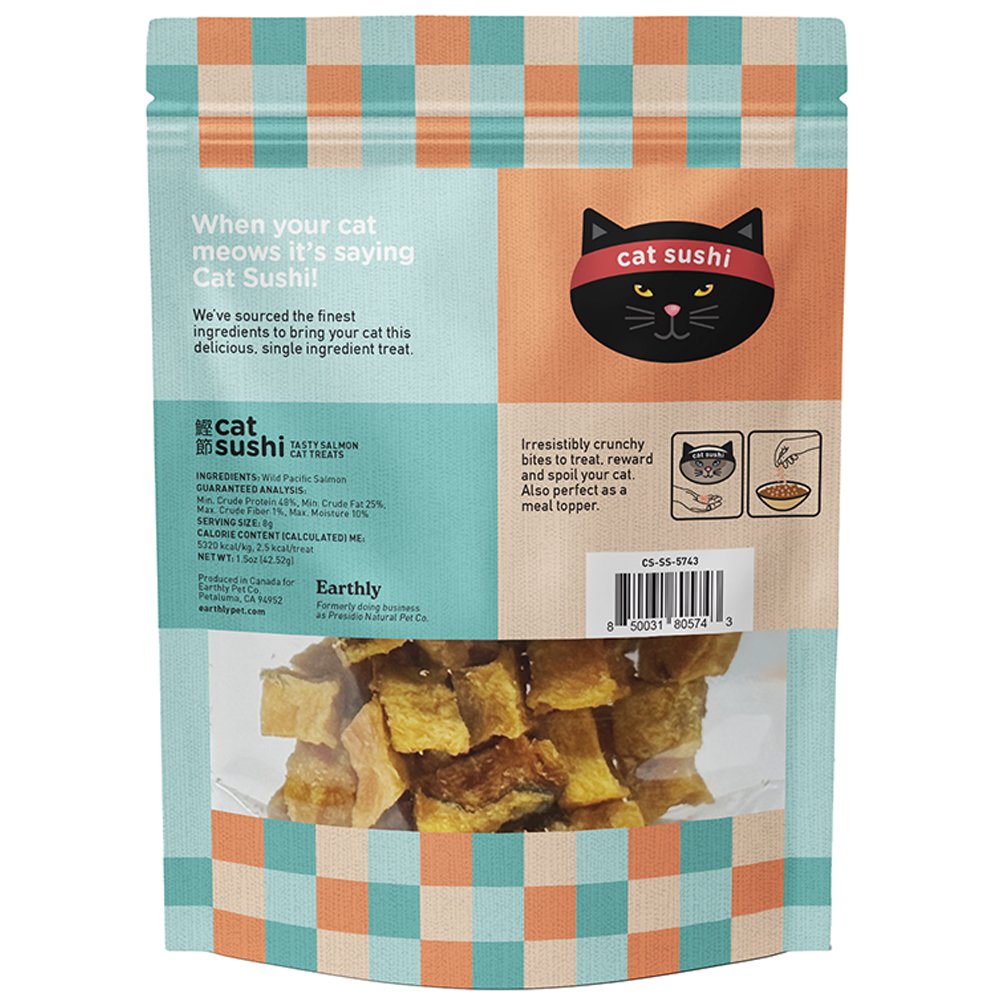 Cat Sushi Sake Wild Salmon Crunchy Cat Treats - Image 2