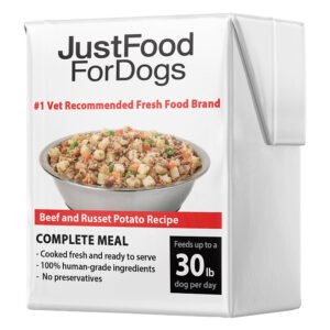 JustFoodforDogs Pantry Fresh Beef & Russet Potato Recipe Gently Cooked Dog Food