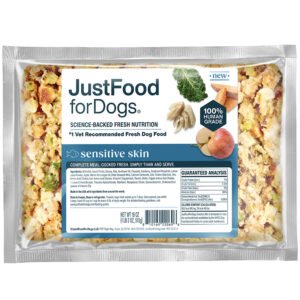 JustFoodforDogs Sensitive Skin Frozen Cooked Dog Food